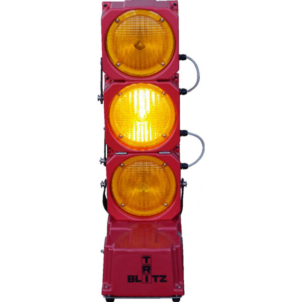TRI-Blitz Dreifach-Blitzanlage | Leuchtmittel frontal