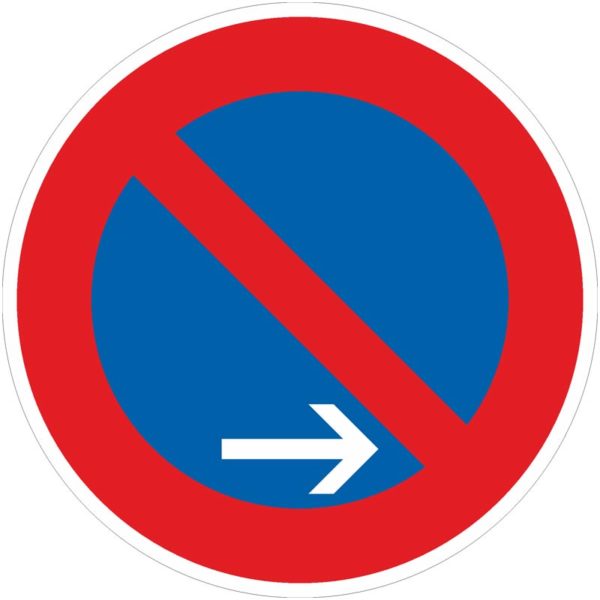Verkehrszeichen 286-20 Eingeschränktes Halteverbot Ende, Aufstellung rechts | gemäß StVO