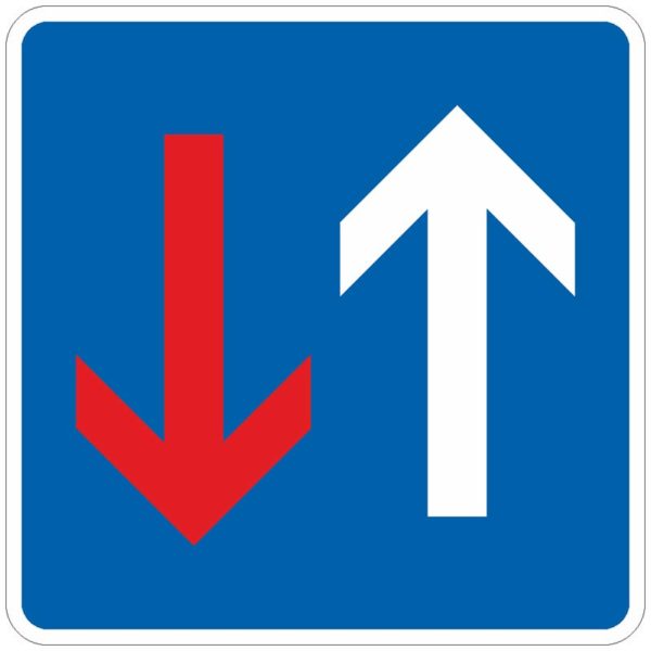 Verkehrszeichen 308 Vorrang vor dem Gegenverkehr | gemäß StVO