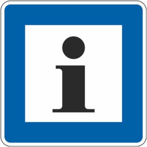Verkehrszeichen 365-61 Informationsstelle | gemäß StVO