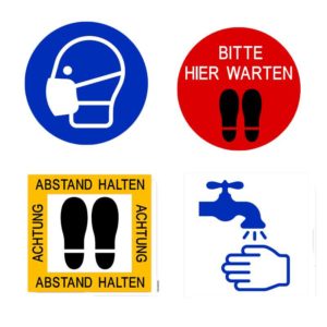 Corona-Markierungen