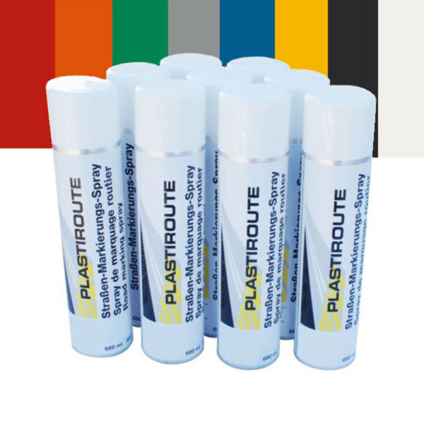 Markierungsspray Plastiroute | mit Farbpalette