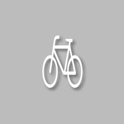 PREMARK® Radfahrer linksweisend