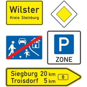 Richtzeichen 301 - 467