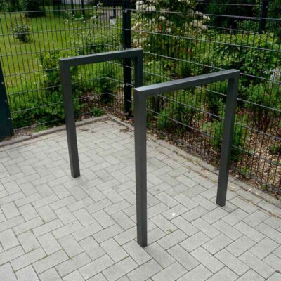 Fahrradanlehnbügel aus Stahlrohr 60 x 40 mm