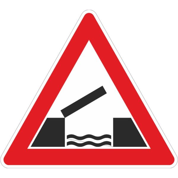Verkehrszeichen 101-55 bewegliche Brücke | gemäß StVO