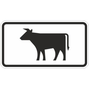 Verkehrszeichen 1010-55 Viehtrieb | gemäß StVO