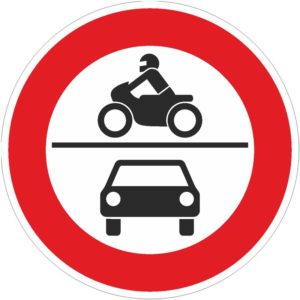 Verkehrszeichen 260 Verbot für Kraftfahrzeuge | gemäß StVO
