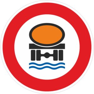 Verkehrszeichen 269 Verbot für Fahrzeuge mit wassergefährdender Ladung | gemäß StVO