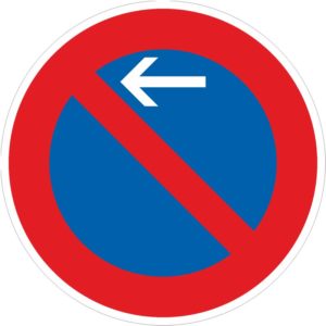 Verkehrszeichen 286-10 Eingeschränktes Halteverbot Anfang, Aufstellung rechts | gemäß StVO