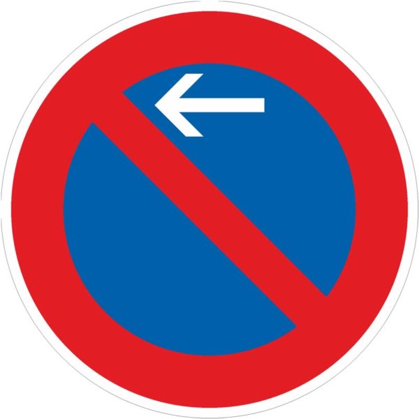 Verkehrszeichen 286-10 Eingeschränktes Halteverbot Anfang, Aufstellung rechts | gemäß StVO