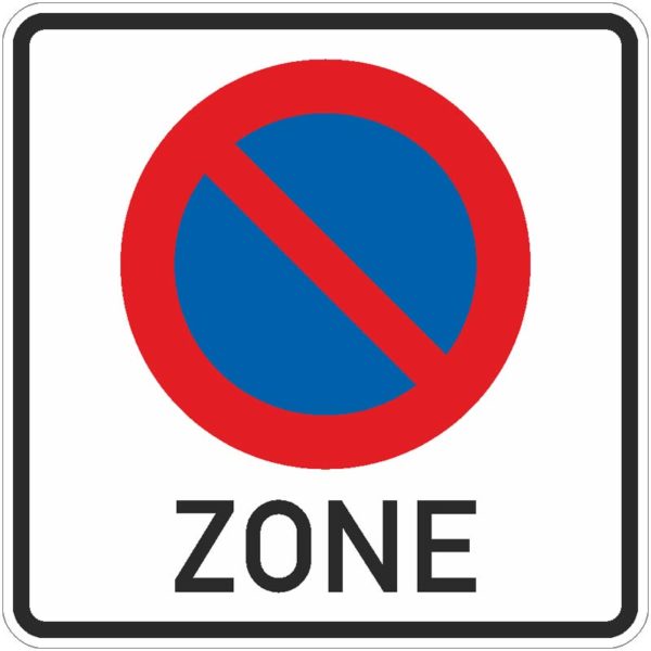 Verkehrszeichen 290.1 Beginn eines eingeschränkten Halteverbots für eine Zone | gemäß StVO