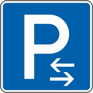 Verkehrszeichen 314-30 Parken Mitte (Aufstellung rechts oder links) | gemäß StVO