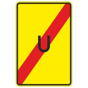 Verkehrszeichen 455.2 Ende der Umleitung | gemäß StVO