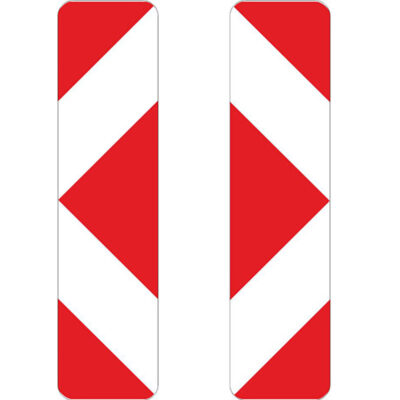 Verkehrszeichen 605-42 Pfeilbake doppelseitig | gemäß StVO