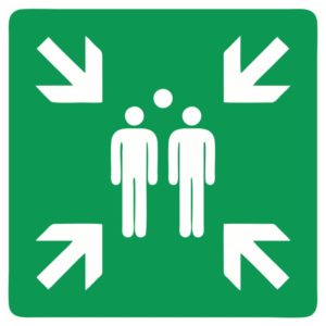 Warn- und Hinweisschild Sammelstelle | gemäß StVO