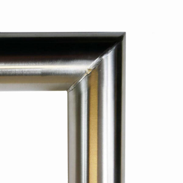 Absperrbügel aus Edelstahl Ø 48 mm zum Einbetonieren, 1200 mm Höhe | Ecke