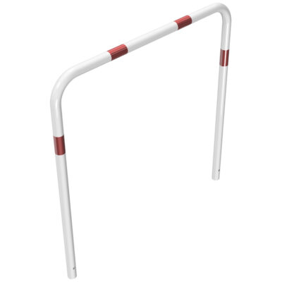 Absperrbügel verzinkter Stahl Ø 48 mm zum Einbetonieren, 1200 x 1200 mm
