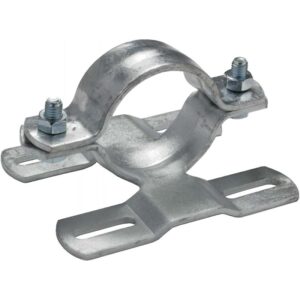 Rohrschelle Ø 60 mm mit Doppelsteg | aus Stahl