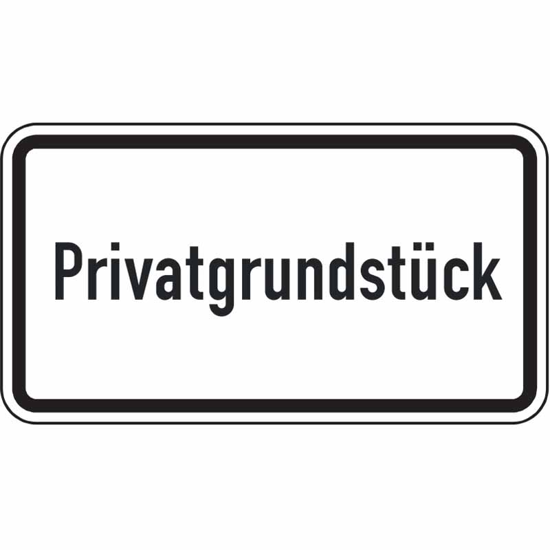 Hinweisschild Privatgrundstück Z2822