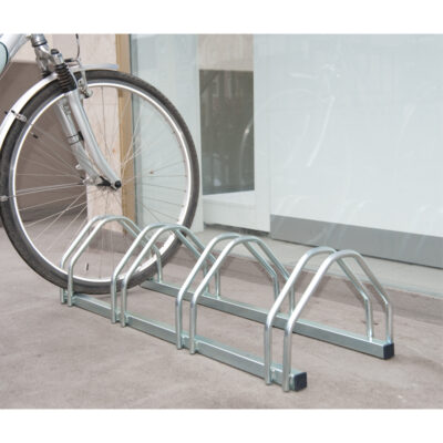 Fahrradständer MORION kompakt, eingestelltes Fahrrad