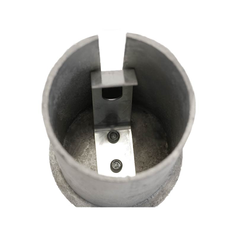 Abdeckkappe mit Federverschluss für Bodenhülsen Ø 76 mm | Verriegelung innen