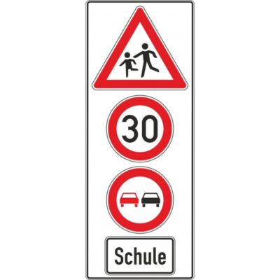 Allgemeines Hinweisschild KSW 60 Schule