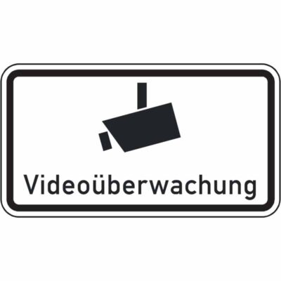 Hinweisschild Videoüberwachung