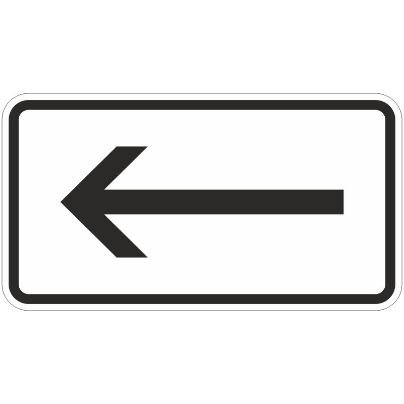 Verkehrszeichen 1000-10 Richtung, linksweisend | gemäß StVO
