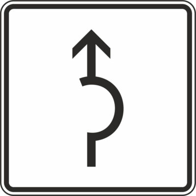 Verkehrszeichen 1000-34 Umleitungsbeschilderung Halbkreis | gemäß StVO