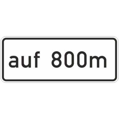 Verkehrszeichen 1001-34 auf ... m | gemäß StVO