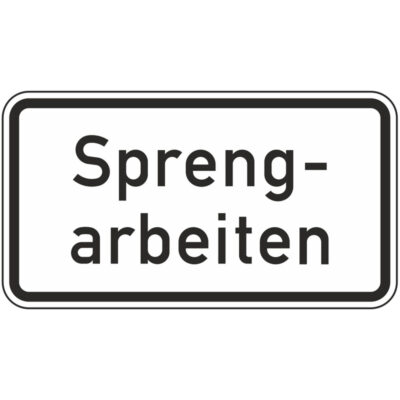 Verkehrszeichen 1007-36 Sprengarbeiten | gemäß StVO