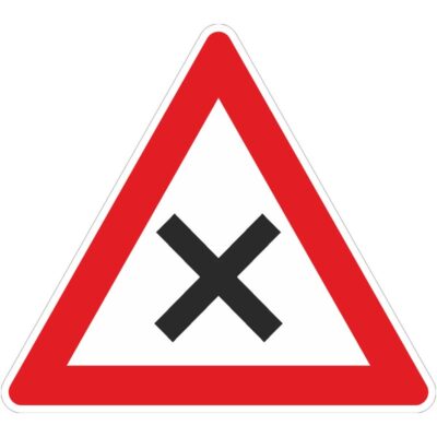 Verkehrszeichen 102 Kreuzung oder Einmündung | gemäß StVO
