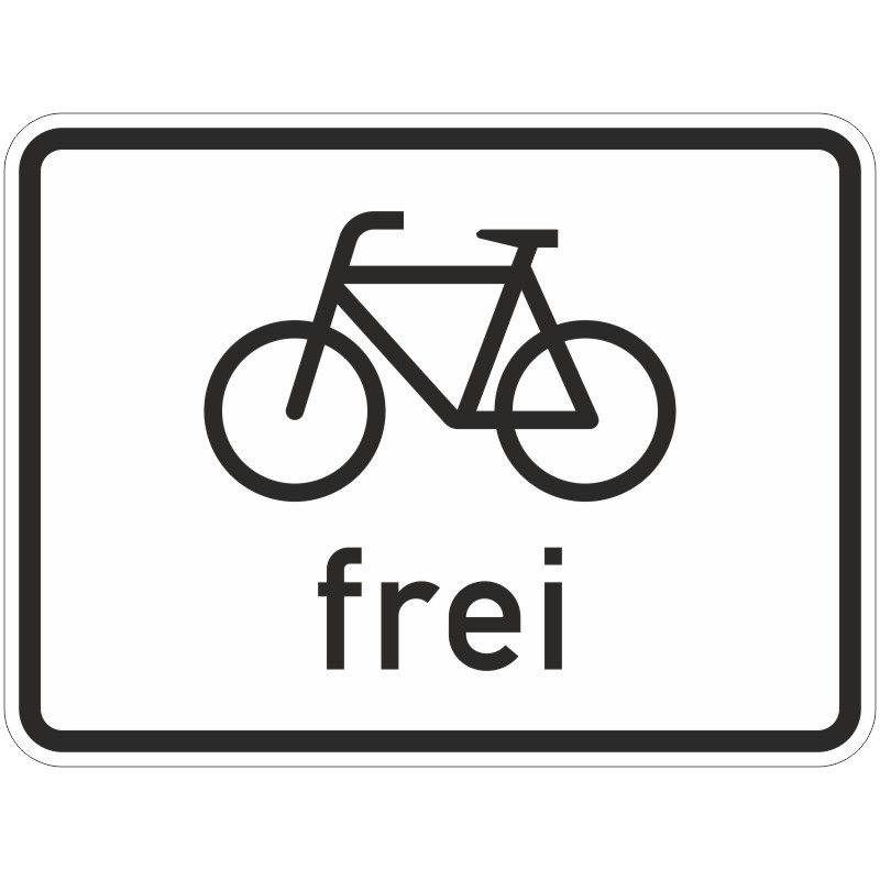Verkehrszeichen 1022-10 Radverkehr frei | gemäß StVO