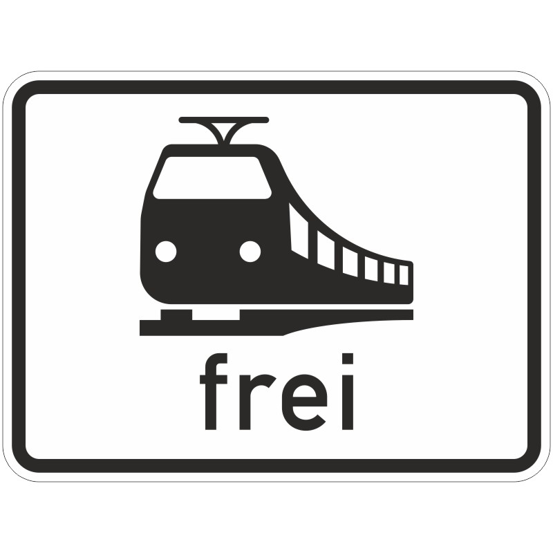 Verkehrszeichen 1024-15 Schienenbahn frei | gemäß StVO
