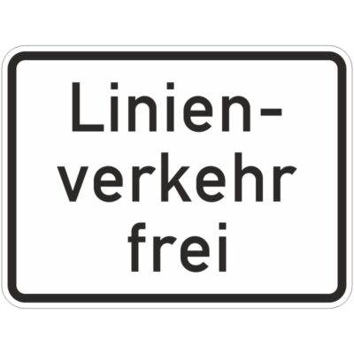 Verkehrszeichen 1026-32 Linienverkehr frei | gemäß StVO
