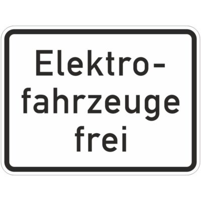 Verkehrszeichen 1026-61 Elektrofahrzeuge frei | gemäß StVO