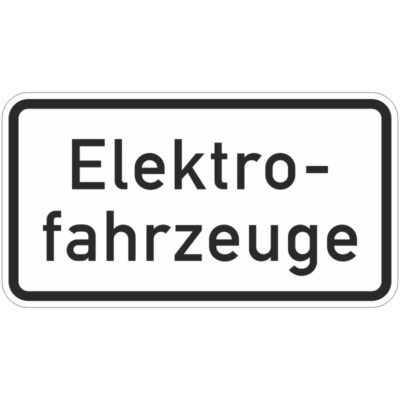 Verkehrszeichen 1050-33 Elektrofahrzeuge | gemäß StVO