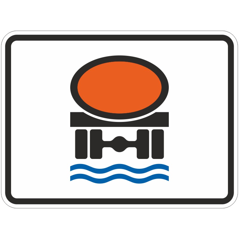 Verkehrszeichen 1052-31 Nur Fahrzeuge mit wassergefährdender Ladung | gemäß StVO