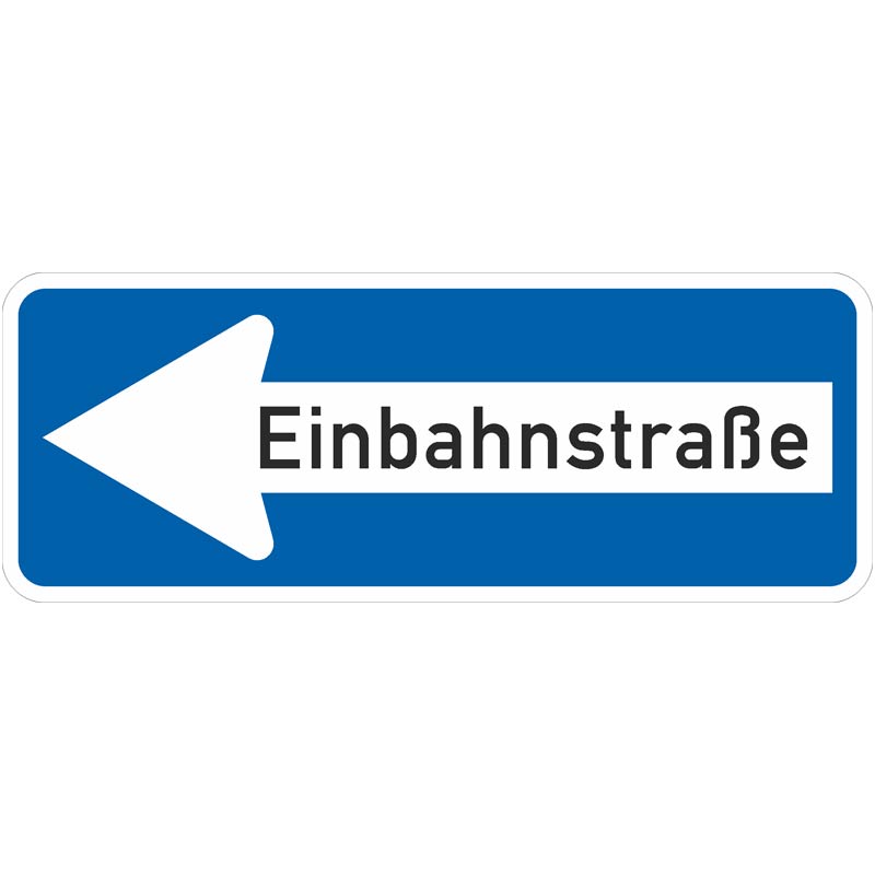 Verkehrszeichen 220-10 Einbahnstraße linksweisend | gemäß StVO