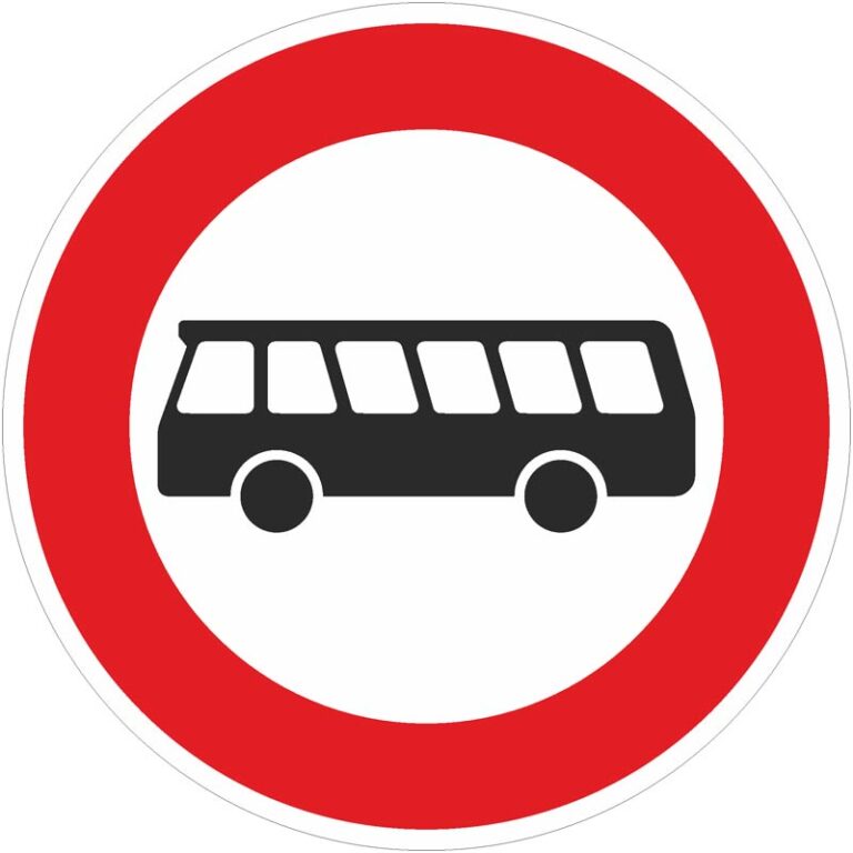 Verkehrszeichen 251 Verbot für Kraftwagen gemäß StVO