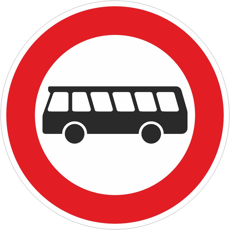 253 Zeichen Verkehrszeichen 253 Verbot für Kraftfahrzeuge über 3,5 t