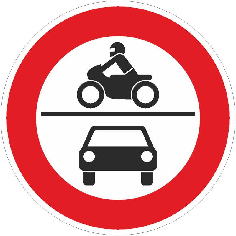 Verkehrszeichen 260 Verbot für Kraftfahrzeuge | gemäß StVO