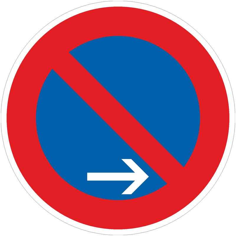 Verkehrszeichen 286-20 Eingeschränktes Halteverbot Ende, Aufstellung rechts | gemäß StVO