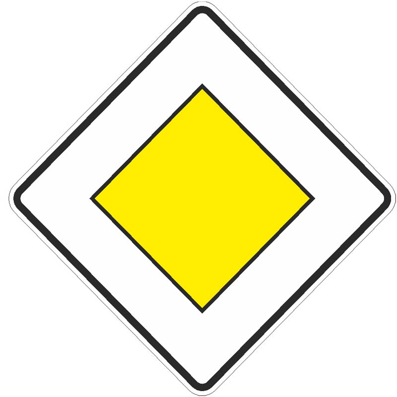 Verkehrszeichen 306 Vorfahrtstraße | gemäß StVO