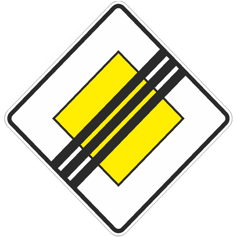 Verkehrszeichen 307 Ende der Vorfahrtstraße | gemäß StVO