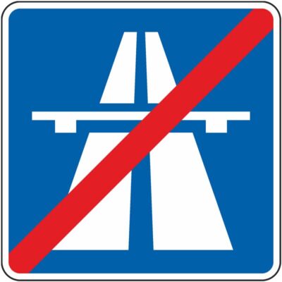 Verkehrszeichen 330.2 Ende der Autobahn | gemäß StVO