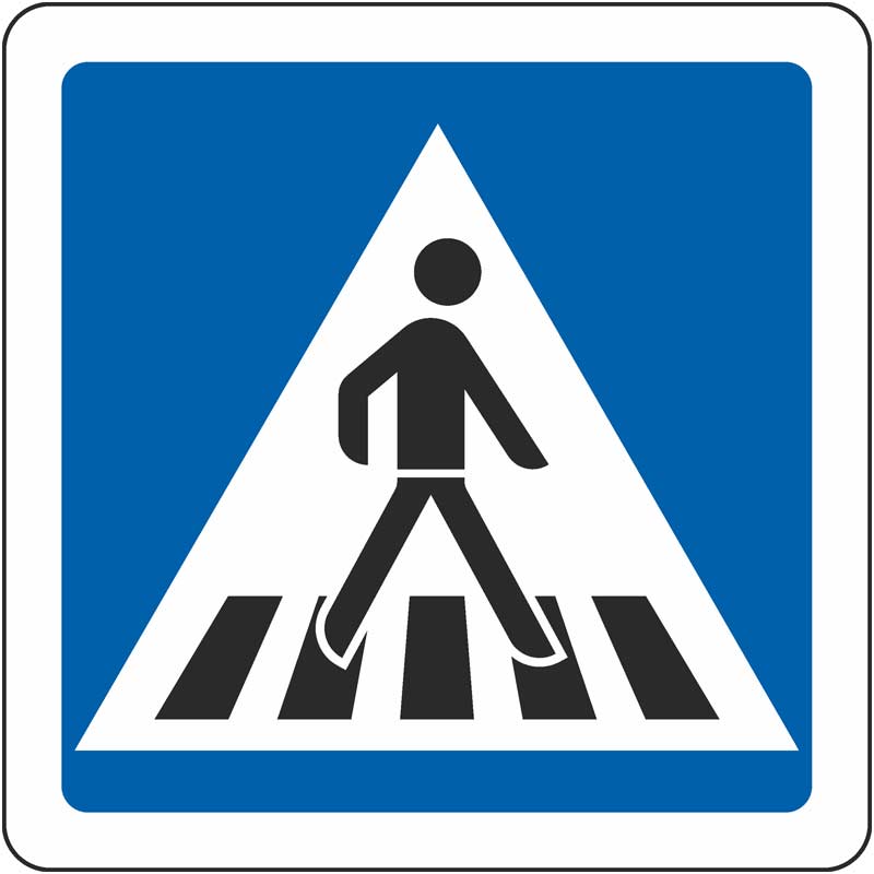 Verkehrszeichen 350-20 NRW (Aufstellung links) mit 50 mm umlaufender weißer Lichtkante