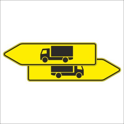 Verkehrszeichen 421-40 Pfeilwegweiser für Kfz | gemäß StVO