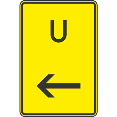 Verkehrszeichen 455.1-11 Ankündigung oder Fortsetzung der Umleitung, hier links | gemäß StVO